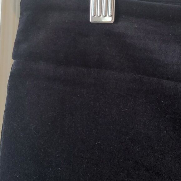 NWOT TALBOTS VELVETEEN BLACK CHATHAM ANKLE PANTS SIZE 10 - Picture 2 of 9